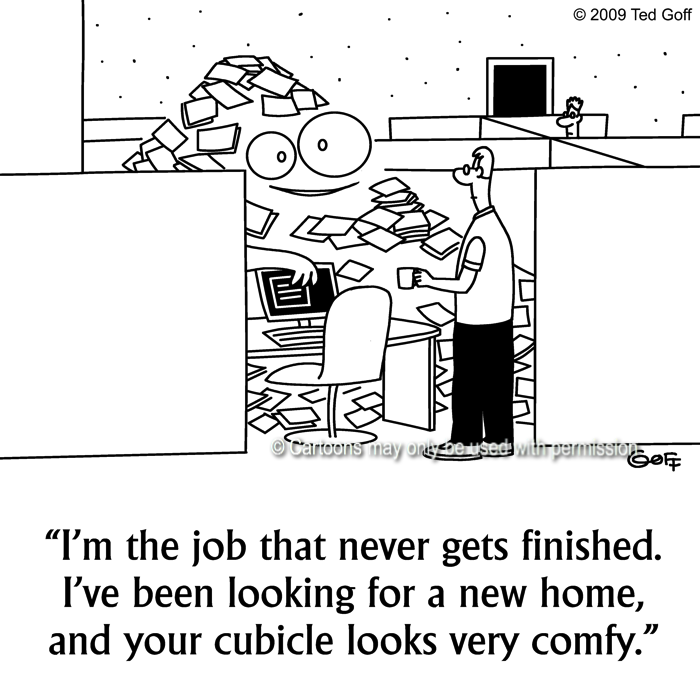 Cartoon about office