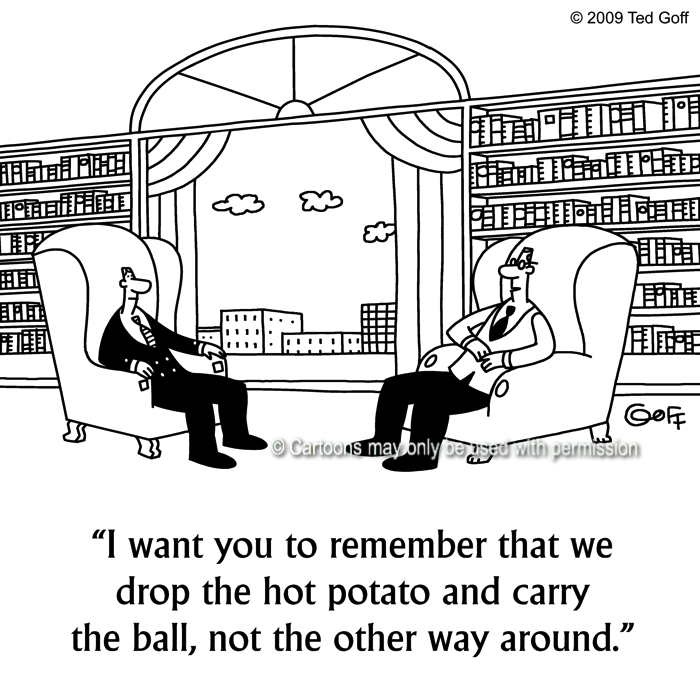 Cartoon about management