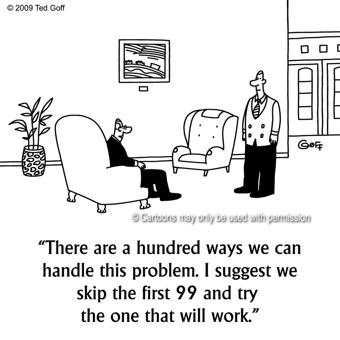 Cartoon about management
