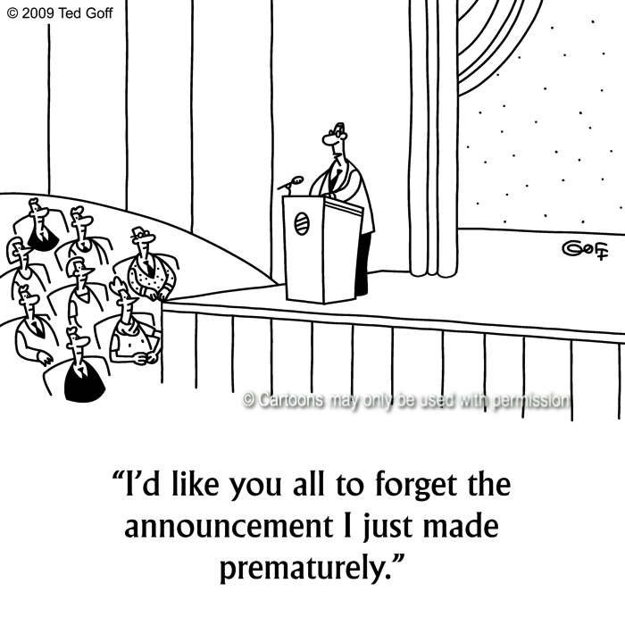 Cartoon about management