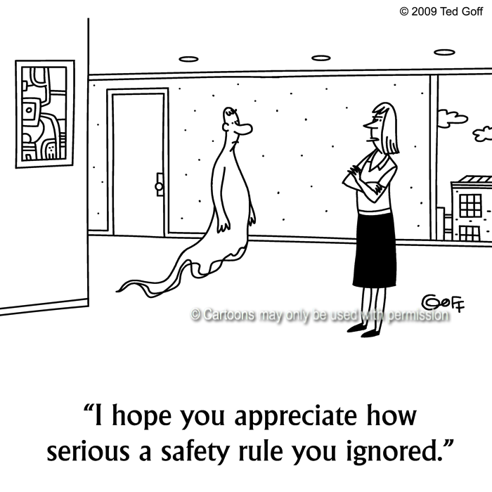 Cartoon about safety