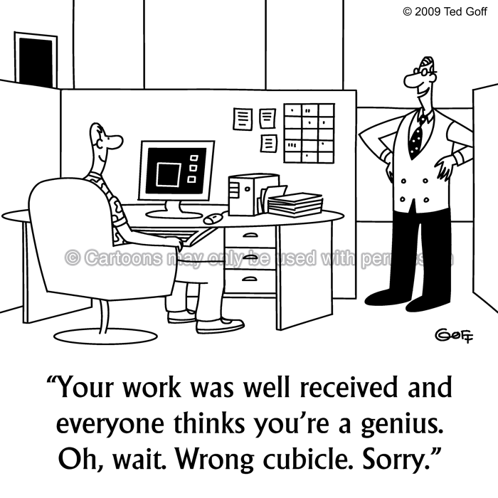 Cartoon about office