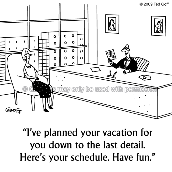 Cartoon about management