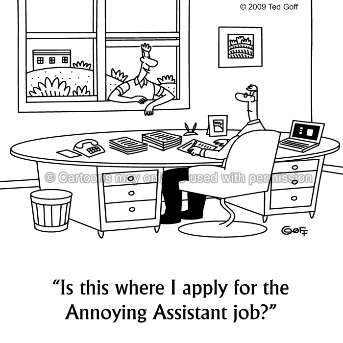 Cartoon about management