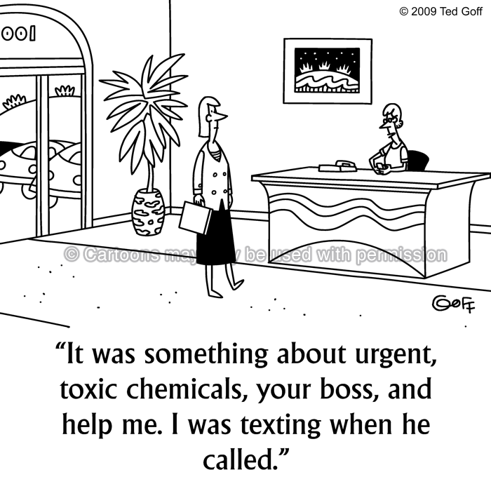 Cartoon about office