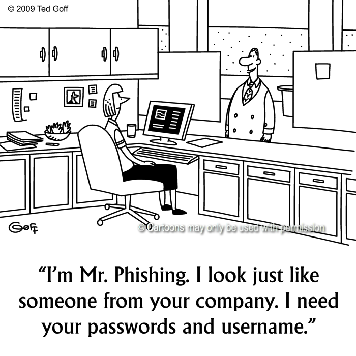 Cartoon about computer