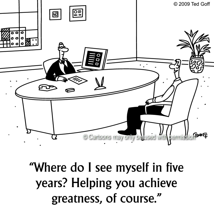 Cartoon about management