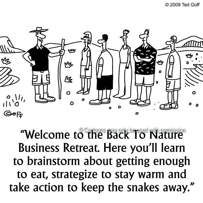 Cartoon about management