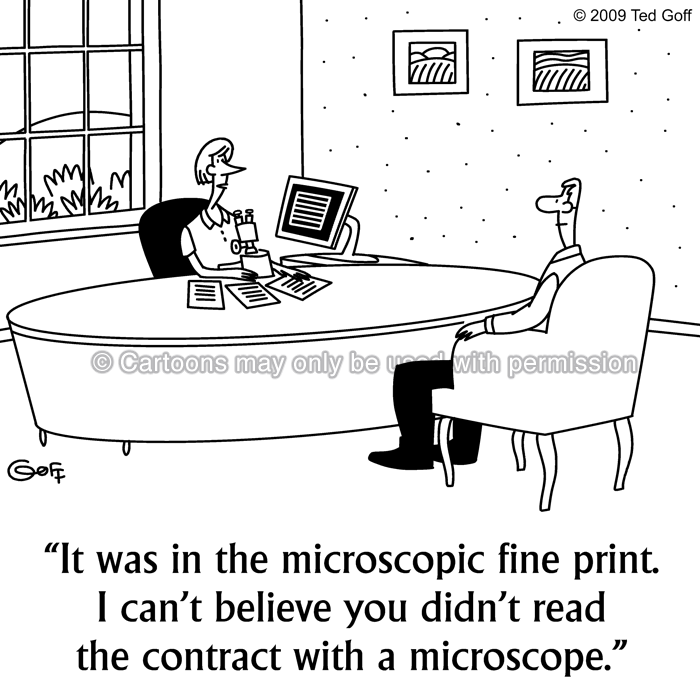 Cartoon about office