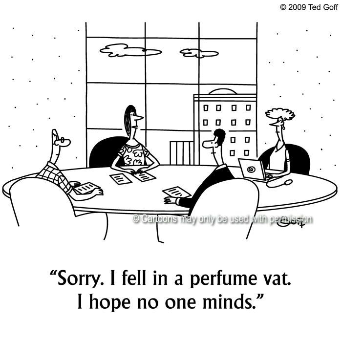 Cartoon about office