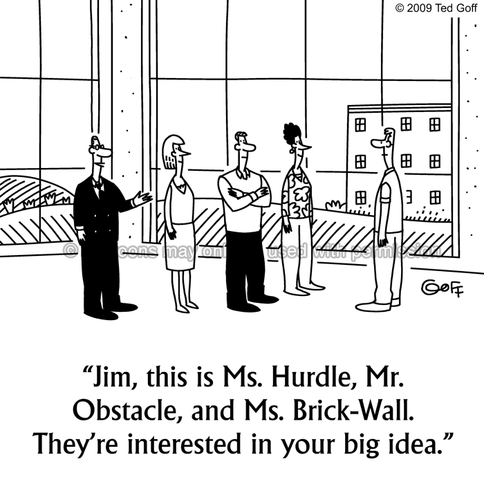 Cartoon about management