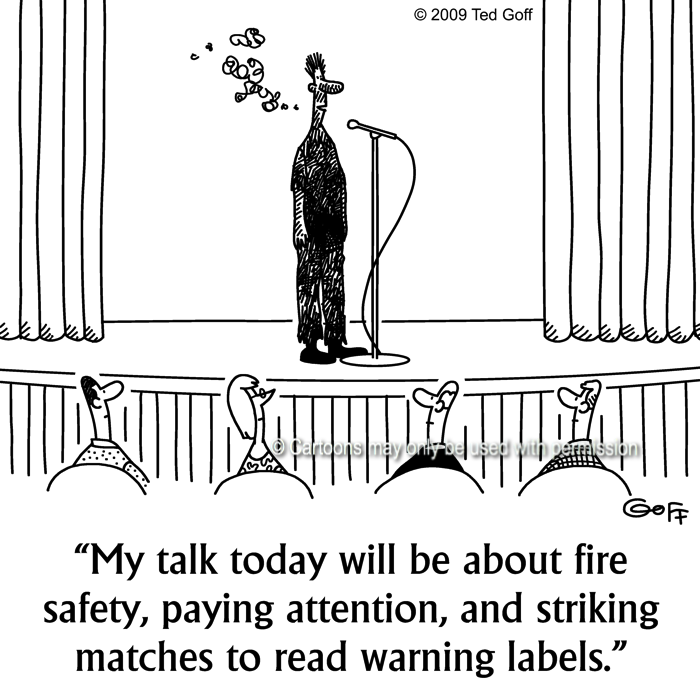 Cartoon about safety