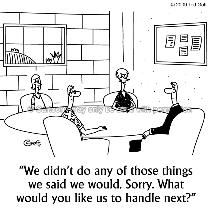 Cartoon about office