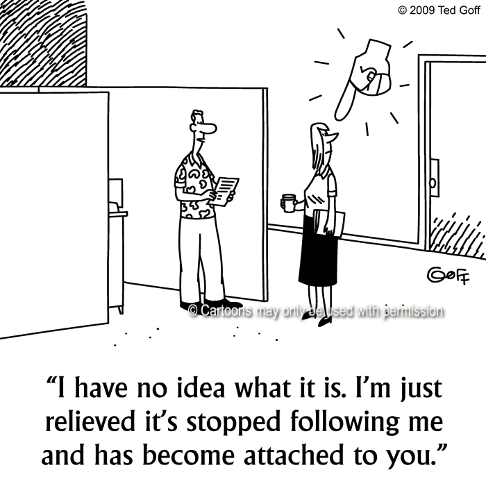 Cartoon about office