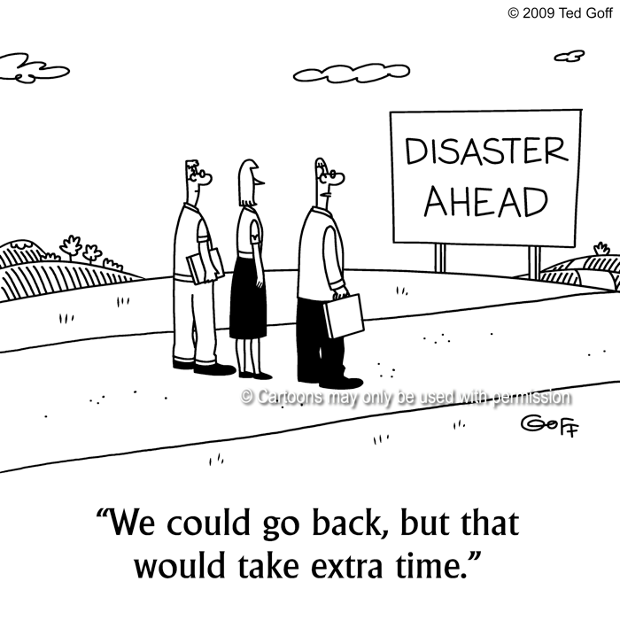 Cartoon about management