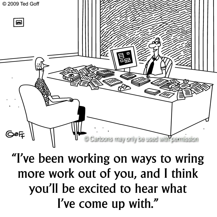 Cartoon about management