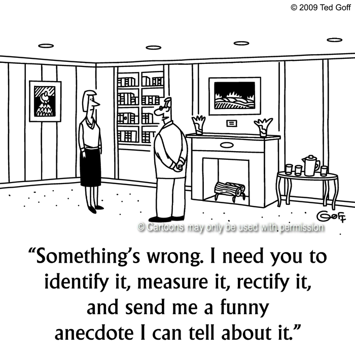 Cartoon about management