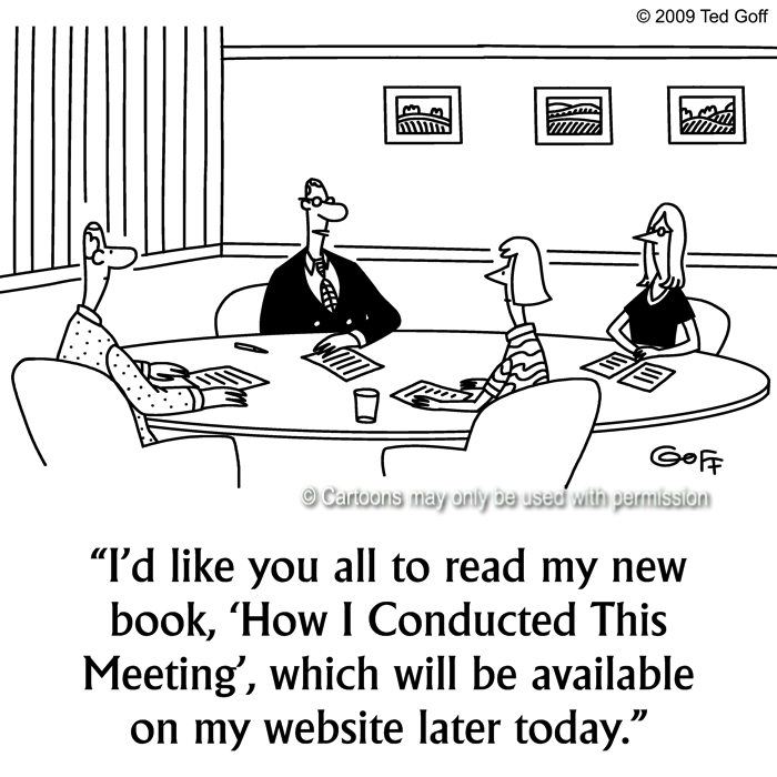 Cartoon about management