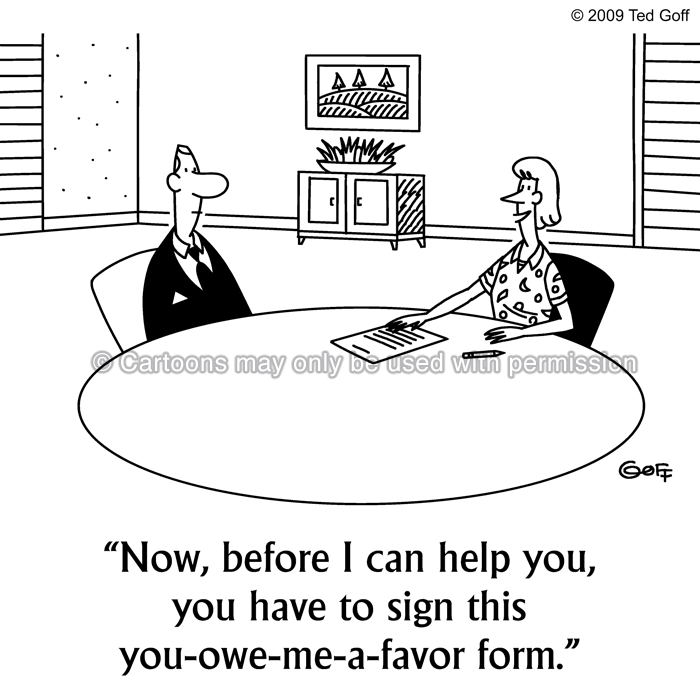 Cartoon about office