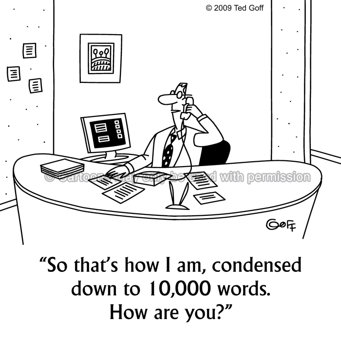 Cartoon about telephone