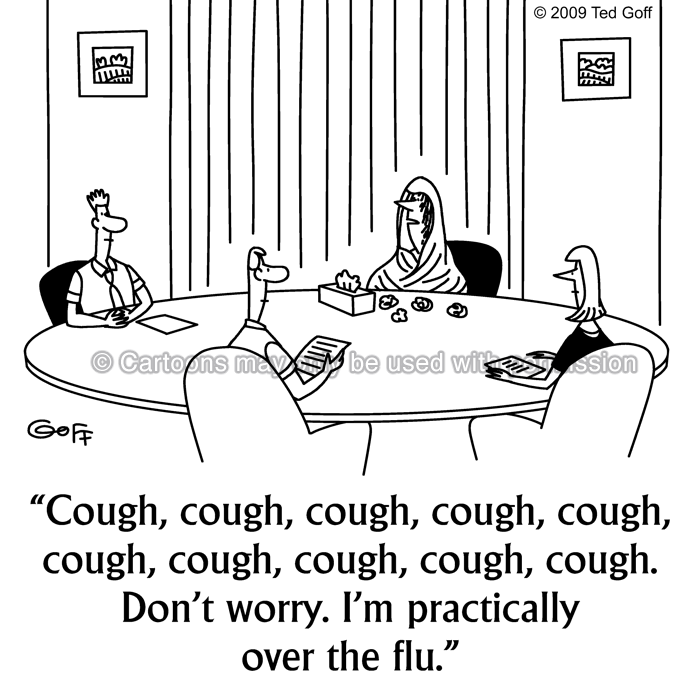 Cartoon about office