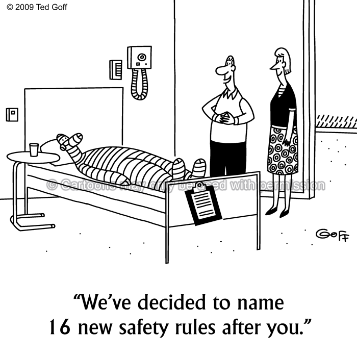 Cartoon about safety