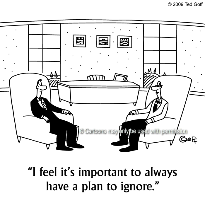 Cartoon about management