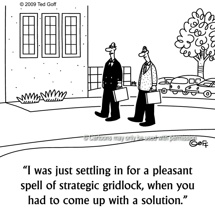 Cartoon about management