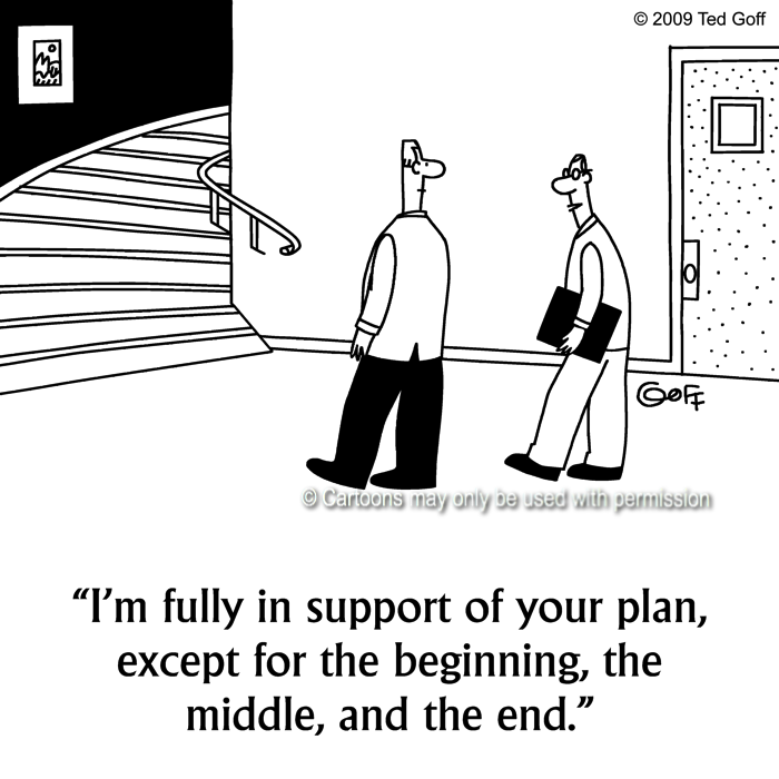 Cartoon about management