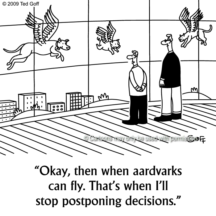 Cartoon about management