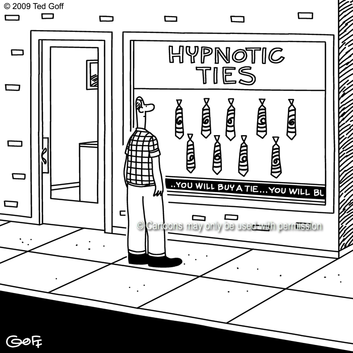 Cartoon about retail