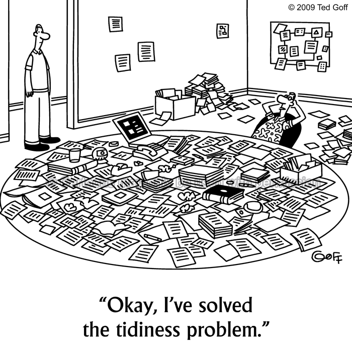 Cartoon about office