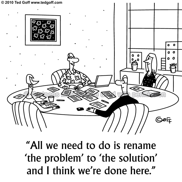 Cartoon about office