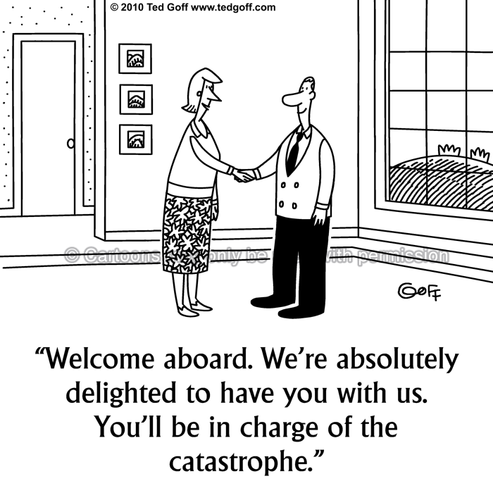 Cartoon about management