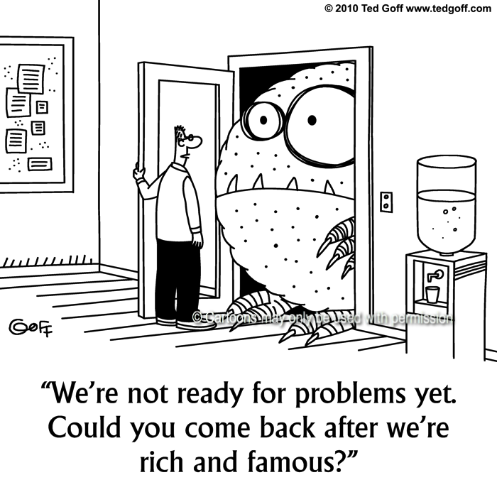 Cartoon about management