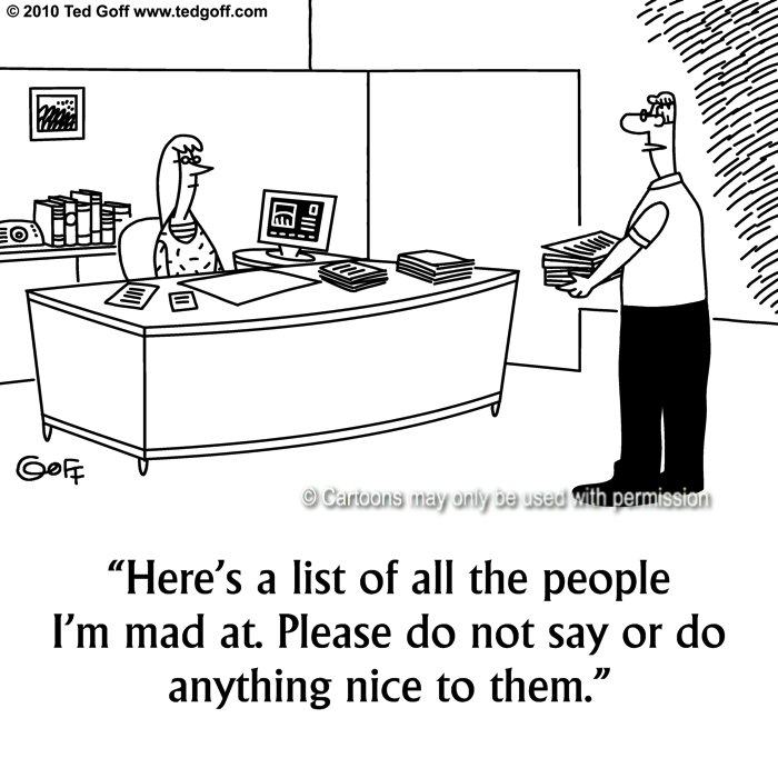 Cartoon about office