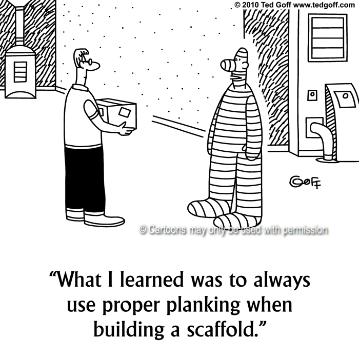 Cartoon about safety