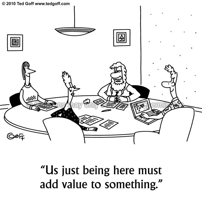 Cartoon about management