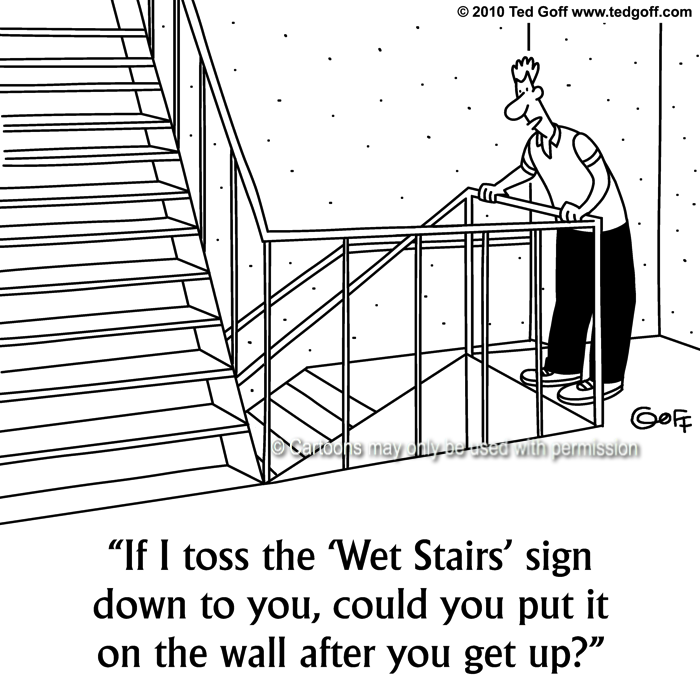 Cartoon about safety