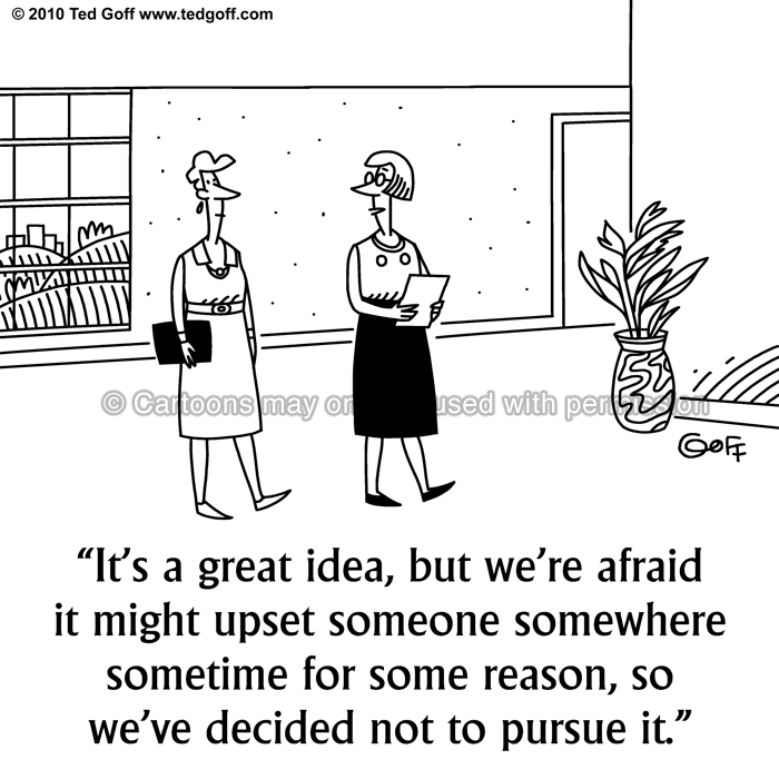 Cartoon about management