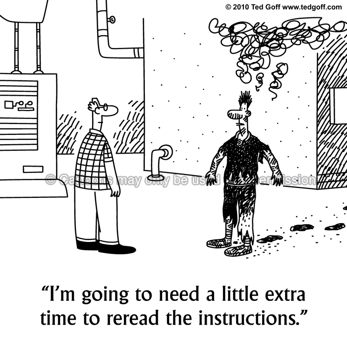 Cartoon about safety