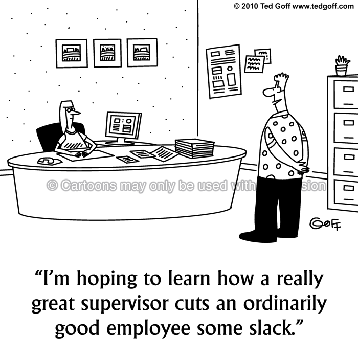 Cartoon about office