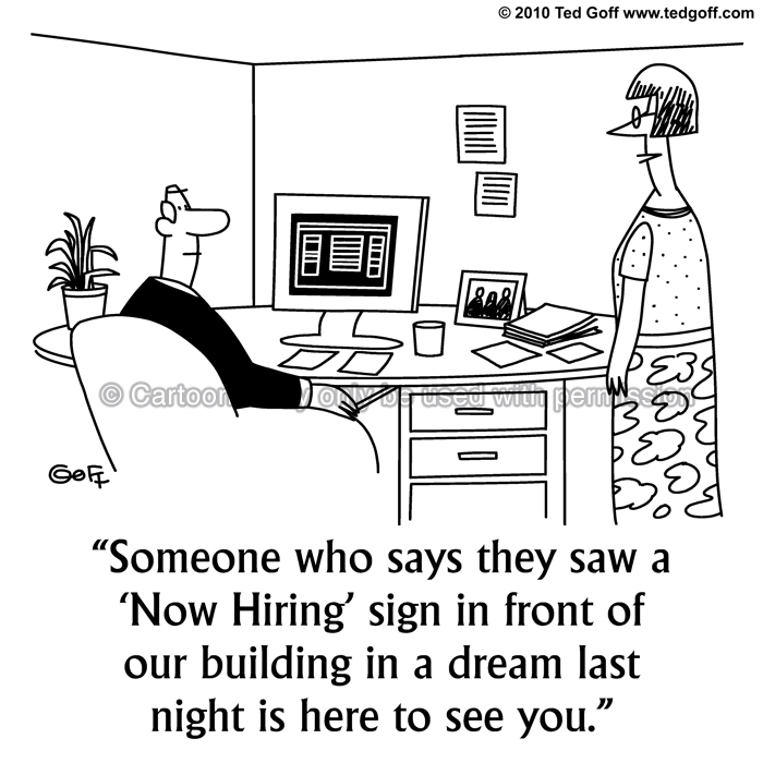 Cartoon about office