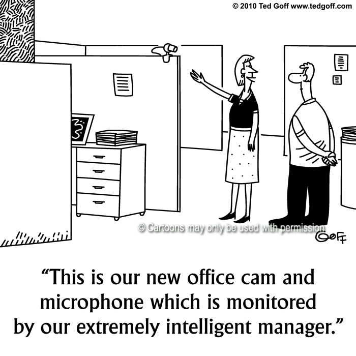 Cartoon about management