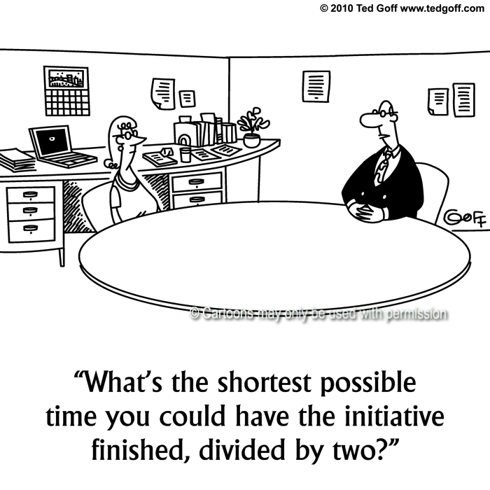 Cartoon about management