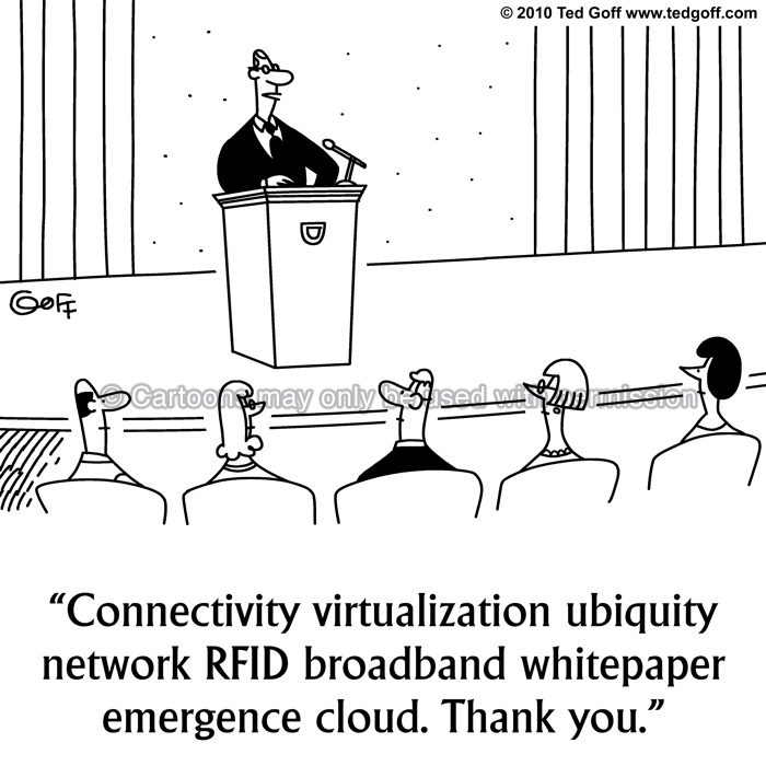 Cartoon about computer