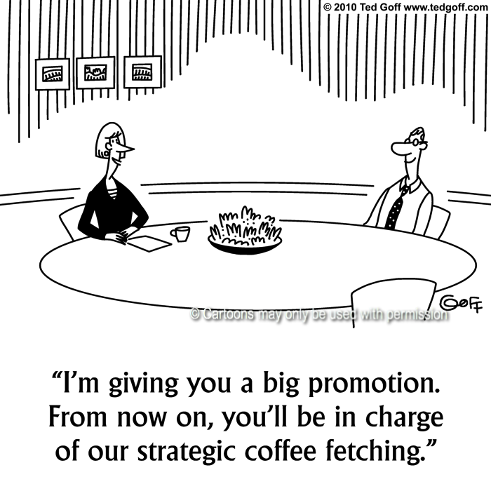 Cartoon about management