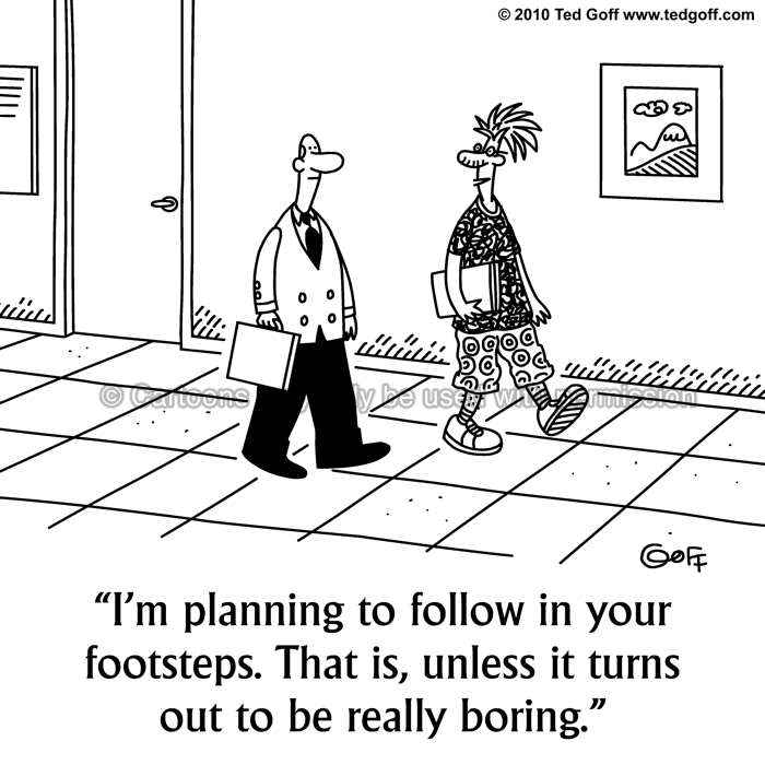 Cartoon about office