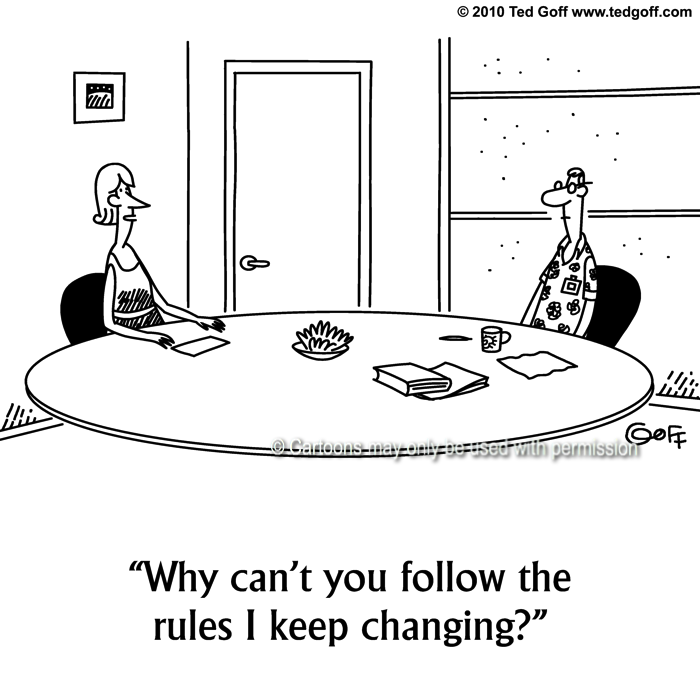 Cartoon about management