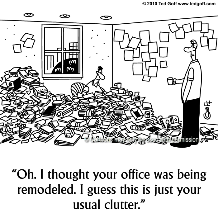 Cartoon about office